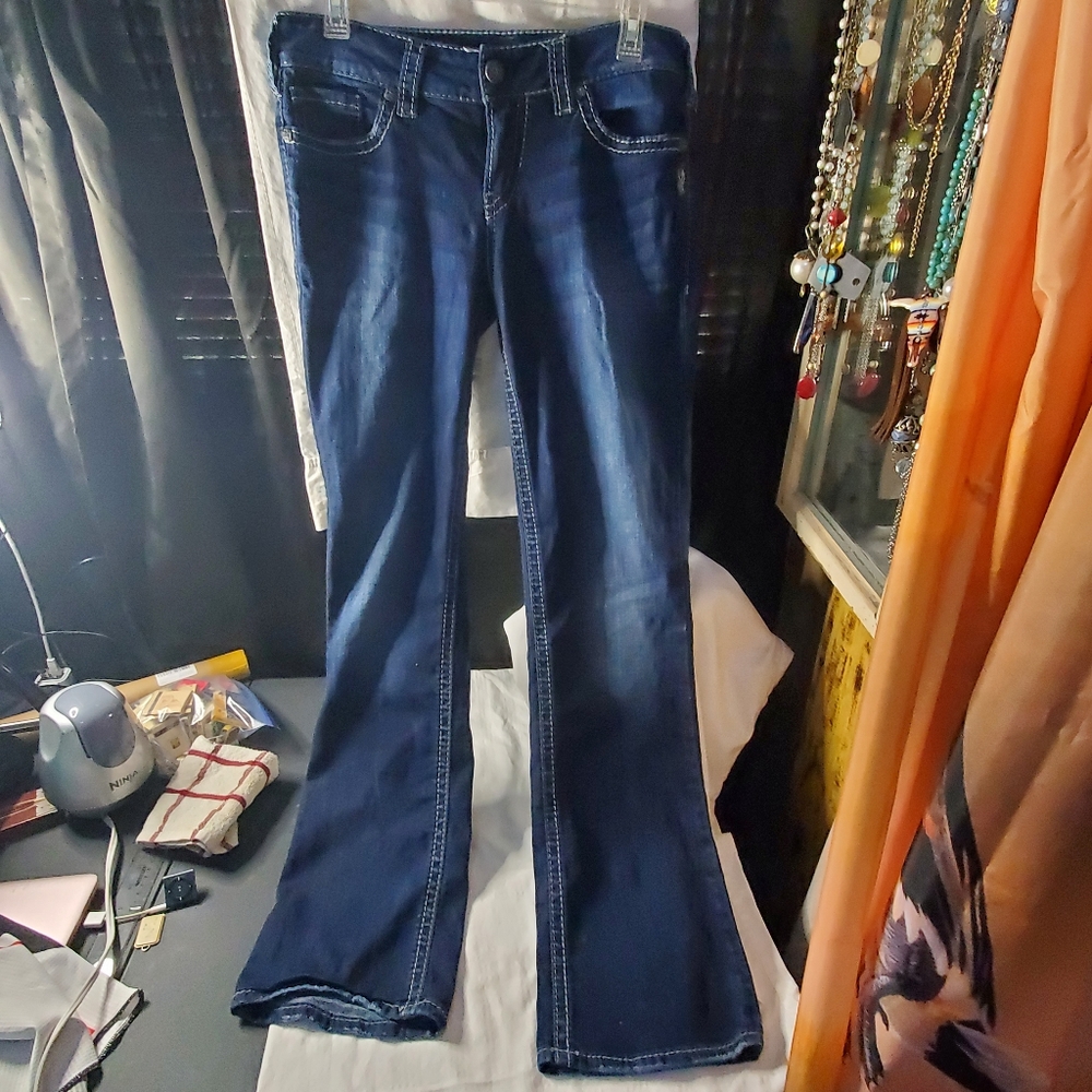 Silver jeans